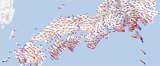 Geodetic Velocities Visualization