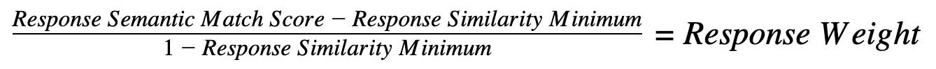 Rule Reranker response formula